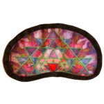 Antifaz microfibra Sri Yantra Rosa